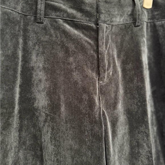 Coldwater Creek Pants - Coldwater Creek dark gray/ black Chenille Pantssize 10